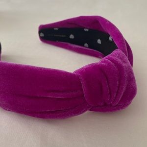 Lele Sadoughi magenta headband